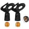Generic Bolymic - Supporto a clip per microfono Sennheiser e 835, e 840, e 845, e 855, e 865, e 903, e 935, e 945 e 914, confezione da 2
