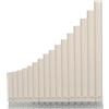 YUHANGCIYE 16 Tubi Pan Flauto C Tone 16 Tubi Panpipe Panflute Per Studenti Principianti Strumento Musicale