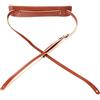 Fender Gretsch 922 - 0664 - 050 Vintage Leather Guitar Strap, Walnut