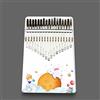 Hearda Kalimba 17 tasti Thumb Piano, Hearda Portatile Professionale Pianoforte in Legno con Accessori e Istruzione, Mbira Finger Piano Regali per Bambini Adulti Principianti - Stampa Animale (coniglio)