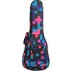 Surwin Borsa Ukulele Soprano Custodia Ukulele 21/23/26 Pollici con Imbottitura 10mm Cinghie Regolabile Maniglia per il Trasporto, Imbottitura Spessa e Custodia (23 Pollici,Patchwork)
