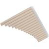 SPYMINNPOO Flauto di Pan, Pipe a Chiave C con Borsa per il Trasporto in Cartone per Bambini, Adulti, Principianti, Insegnanti(beige)