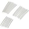 Geesatis - 24 fili di rame per tastiere di chitarra classica vintage (argento), 2,2 mm