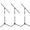 Pronomic Set 3 Supporti Microfono Pronomic MS-116 con Braccio, Morsetti e viti fissi