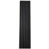 MEBANO. Pannello Acustico Legno Set di 4 pezzi 30x132 cm Wengé con Lamelle Moderne su Feltro per Rivestimento Parete Effetto Legno