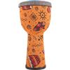 Garneck Tamburo Djembe Tamburo Bongo Professionale 8 Pollici Tamburello Stile Africano Occidentale Illuminazione Della Infanzia Strumenti Musicali Di Halloween Per Bambini