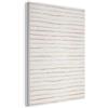 MuchoWow© Pannello Decorativo Parete Pannelli Fonoassorbenti Acustici 30x40 cm Insonorizzanti Decorazioni Casa Isolamento Acustico Fonoassorbente Quadri Fonoisolanti Terracotta - Bianco