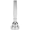 Naroote Bocchino Tromba Accessori 3,43 x 1,06 x 1,06 in musicale per bach conn king 7C Bocchino C tromba per suono quasi acuto(Silver)
