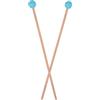 Garneck Bacchette per Marimba Leggere e Resistenti in Legno di Acero Testa in Silicone Blu per Percussioni e Strumenti Musicali a Scuola