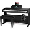 Classic Cantabile DP-A 310 SM E-Piano SET nero opaco, 3 pedali (Sustain