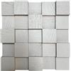 IG Acoustics Diffusore acustico 2D 500, 30 x 30 cm, diffusore acustico, pannello da parete in legno, pannello acustico (bianco)