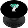 Matching Light Teal Aqua Color Graphic T Grafica verde acqua verde chiaro Play Your Hand Teal Aqua PopSockets PopGrip Adesivo