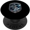 Disc Golf Mission Zero Gravity Frolf Maglietta regalo Frolf dell'astronauta a gravità zero con PopSockets PopGrip Adesivo