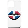 Orgoglio Cultura Repubblica Dominicana Custodia per iPhone 12 Pro Max Bandiera Repubblica Dominicana Labbra