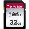 Transcend Scheda di memoria SDHC 300S da 32 GB UHS-I, C10, U3, V30, 4K, Full HD, fino a 95/40 MB/s (ideale per fotocamere digitali) con confezione Frustration Free - TS32GSDC300S-E