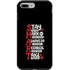 Testing Day Back To School Teacher Stude Custodia per iPhone 7 Plus/8 Plus Esame SMART Design Testing Day Motivazione degli insegnanti e degli studenti