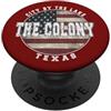 Texas born and pride La colonia texas, vintage bandiera americana PopSockets PopGrip Adesivo