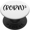 Christian Faith Love Jesus Gifts Kanig D (Nato)2 Umorismo matematico per un cristiano nato di nuovo PopSockets PopGrip Adesivo