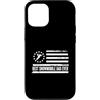 Best Dad Ever Father's Day Dad Birthday Custodia per iPhone 12/12 Pro Macchina da neve in motoslitta bandiera americana americana patriottica retrò
