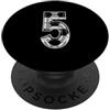 Soccer Player Jersey Number Fan Favorite Maglia da calcio numero 5 per tifosi di calcio n. 5 PopSockets PopGrip Adesivo