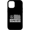 Best Dad Ever Father's Day Dad Birthday Custodia per iPhone 12/12 Pro Pattinaggio a rotelle Roller Skater retrò anni '80 bandiera americana americana