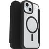 OtterBox Cover React Folio per iPhone 17e/16e/15/14/13, Trasparente/Nero