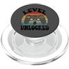 Funny Retro Gaming Birthday Level Eight Unlocked 8th Birthday Tee Video Game 8 Year Old PopSockets PopGrip per MagSafe