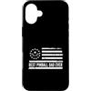 Best Dad Ever Father's Day Dad Birthday Custodia per iPhone 16 Plus Pinball Arcade Retro anni '70 '80 bandiera americana americana patriottica