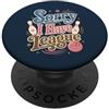 Retro Pin Alley Scusa se ho il bowling della lega PopSockets PopGrip Adesivo