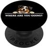 Cute Funny Animal Pet Dog Lover Gifts Australian Shepherd Aussie Dove stai andando felice PopSockets PopGrip Adesivo