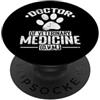 profession academic degree university ca Dottore in Medicina Veterinaria (D.V.M.) Medicina Animale PopSockets PopGrip Adesivo