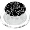 Cute Fruit Art Tagliato a fette e mele intere con stelle PopSockets PopGrip per MagSafe