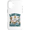 Lake Life Department Custodia per iPhone 16 Dipartimento per la Giornata del Lago Life Sun Splash Chill Design