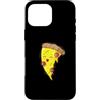 pizza Italy cheese salami pizzeria food Custodia per iPhone 16 Pro Max Pizza Piece è felice Fast Food Stone Oven