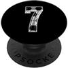 Soccer Player Jersey Number Fan Favorite Maglia da calcio numero 7 per tifosi di calcio n. 7 PopSockets PopGrip Adesivo