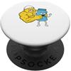 Funny Gym Egg Protein Bodybuilder Humor Bodybuilding Egg Vs Protein Jar Gym Humor PopSockets PopGrip Adesivo
