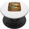 Moraine Lake Canada Mountain HikingCanad Moraine Lake Canada Escursionismo in montagna regalo canadese PopSockets PopGrip Adesivo