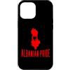 Albanian Flag European Heritage Clothing Custodia per iPhone 12 Pro Max Bandiera dell'Albania Patriottica Uomini Donne Bambini Albanese Orgoglio
