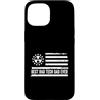 Best Dad Ever Father's Day Dad Birthday Custodia per iPhone 15 Rad Tech, radiologo, radiologo, bandiera americana, patriottica