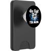 Diabetic T1D Type 1 Diabetes Awareness M Le donne la sua lotta è la mia lotta T1D mamma diabete consapevolezza PopSockets PopWallet per MagSafe