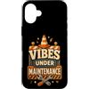 Jimbeels Custodia per iPhone 16 Plus Umorismo umore manutenzione