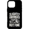 Raccoon Goose Slightly Humor Custodia per iPhone 16 Pro Max Oca procione leggermente scardinata ma fine