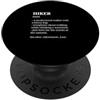 Hiker Enthusiast Mountain Climber Dizionario professionale Walker Definizione Escursionista Escursionismo Umorismo PopSockets PopGrip Adesivo