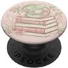 Dragon Bookstack Fantasy Apparel Cute Dragon Books Fantasy Reader Fragole pastello PopSockets PopGrip Adesivo