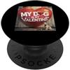 Scottish Terrier Puppy Lover PS Il mio cane è il mio Valentine Scottish Terrier Street Graffiti PopSockets PopGrip Adesivo