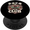 5-6-7-8 Club country disco line dance vintage PopSockets PopGrip Adesivo