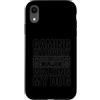 Dog Lover Gaming Introvert Custodia per iPhone XR Gioco introverso amante dei cani AFK Walking My Dog Gamer