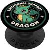 Cute Emotional Support Dragons Tops Carino Supporto Emotivo Drago Kawaii Chibi PopSockets PopGrip Adesivo