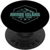 US States United States USA Country Amer Rhode Island Est. 1790 Stati Uniti d'America PopSockets PopGrip Adesivo