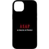 Matching Red Color Graphic Tee Custodia per iPhone 14 Plus Colore rosso Il più soulful possibile Grafica rossa